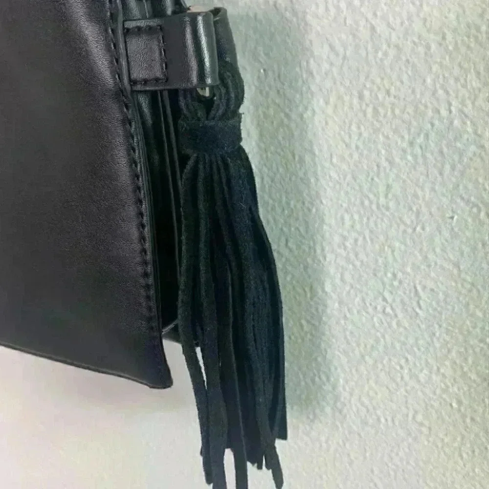 French connection vegan leather Reese trio clutch